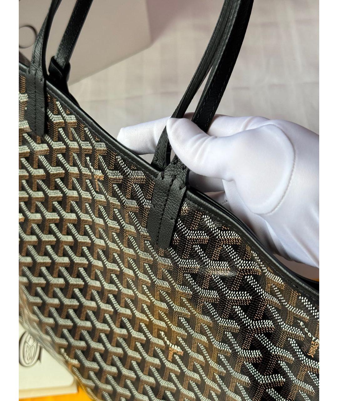 GOYARD Черная сумка тоут, фото 3