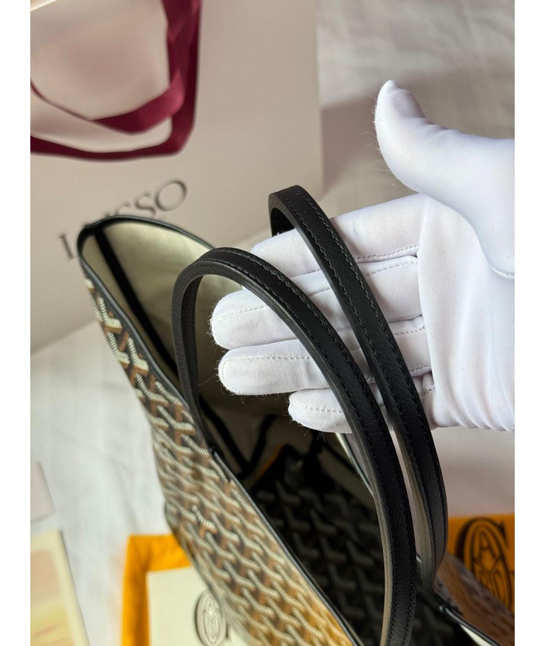 GOYARD Черная сумка тоут, фото 4