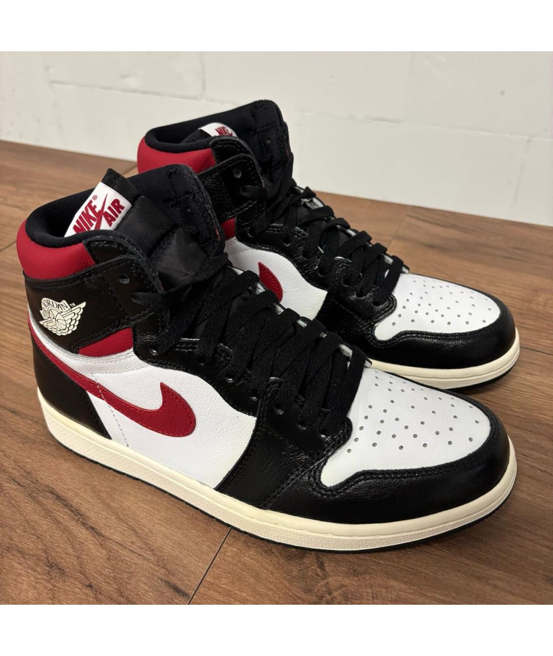 JORDAN Мульти кожаные высокие кроссовки / кеды, фото 2