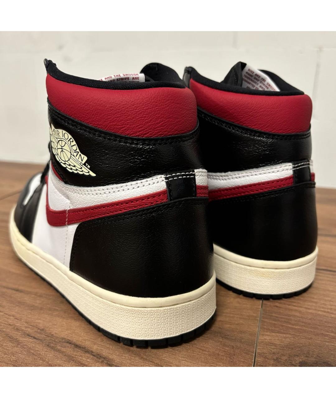 JORDAN Мульти кожаные высокие кроссовки / кеды, фото 4