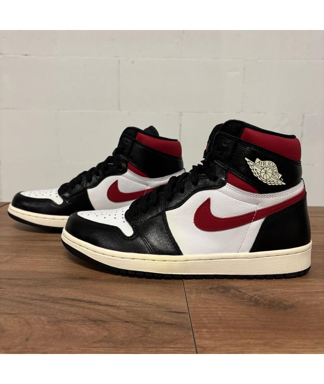 JORDAN Мульти кожаные высокие кроссовки / кеды, фото 5