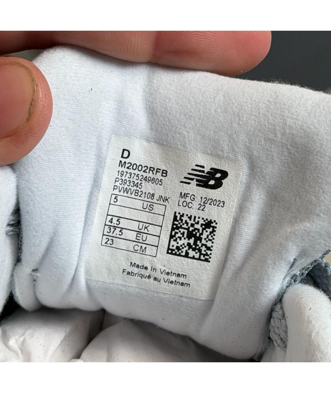 NEW BALANCE Антрацитовые замшевые кроссовки, фото 7