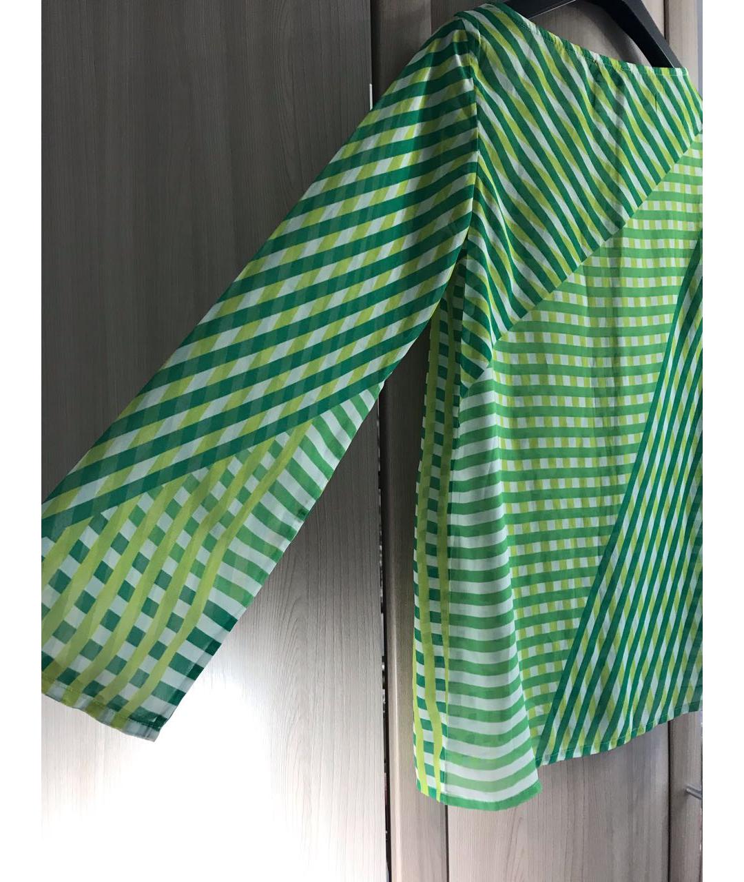 BIKKEMBERGS Зеленая полиэстеровая блузы, фото 3