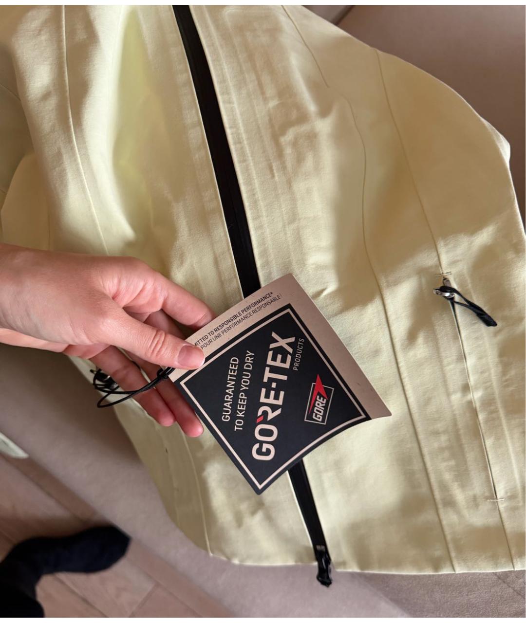 JACQUEMUS Салатовая синтетическая спортивная куртка, фото 4