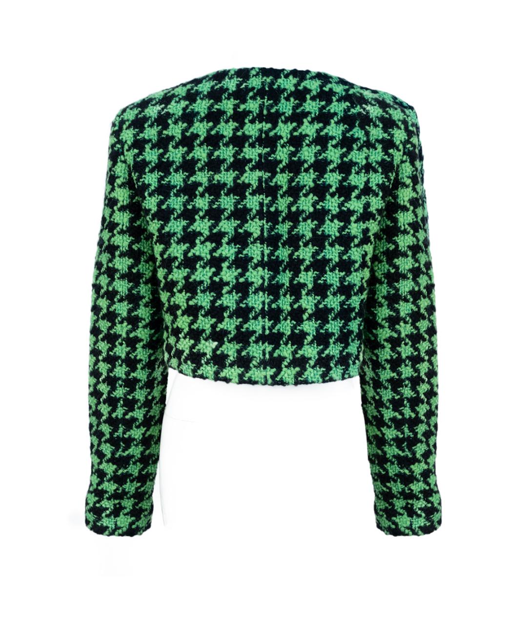 MSGM Зеленый шерстяной жакет/пиджак, фото 2