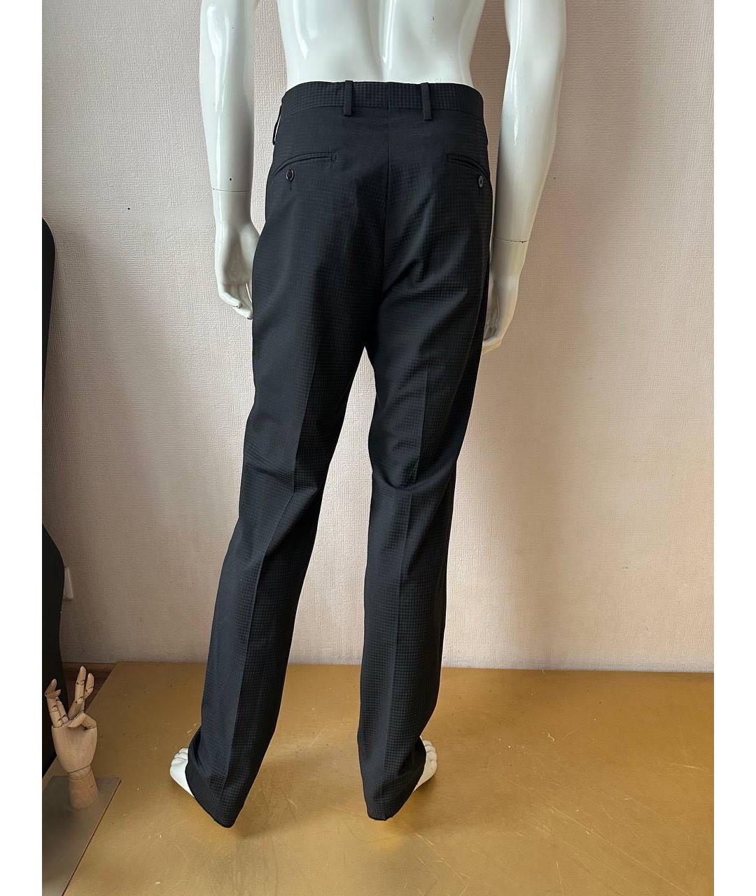 TRUSSARDI Черные классические брюки, фото 2