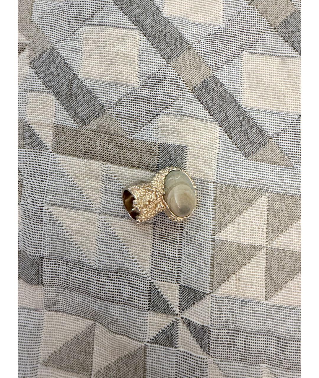 SAINT LAURENT Золотое позолоченное кольцо, фото 4