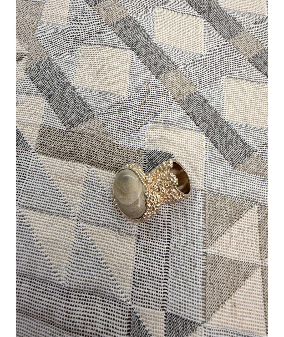 SAINT LAURENT Золотое позолоченное кольцо, фото 3