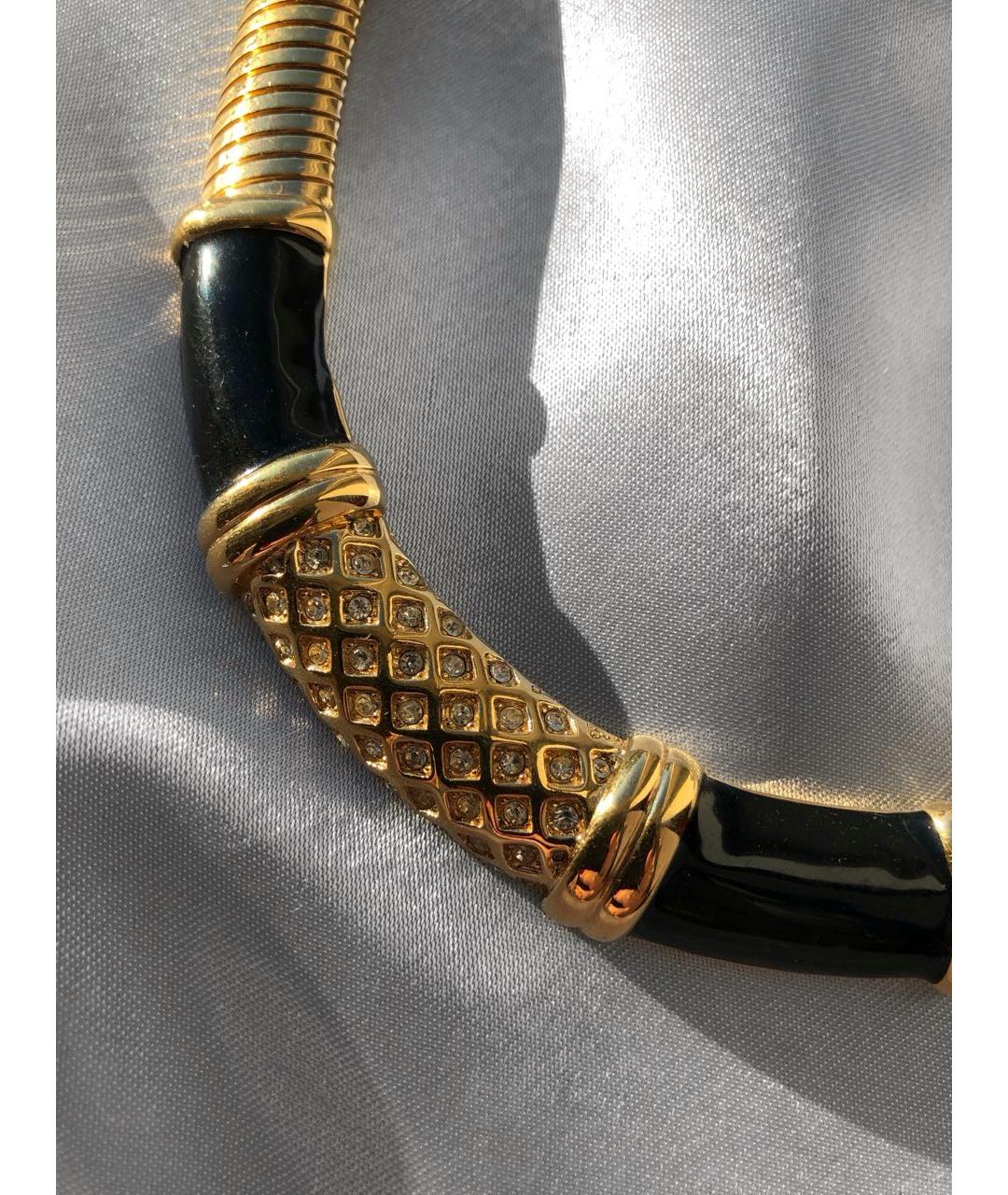 MONET Золотое металлическое колье, фото 3