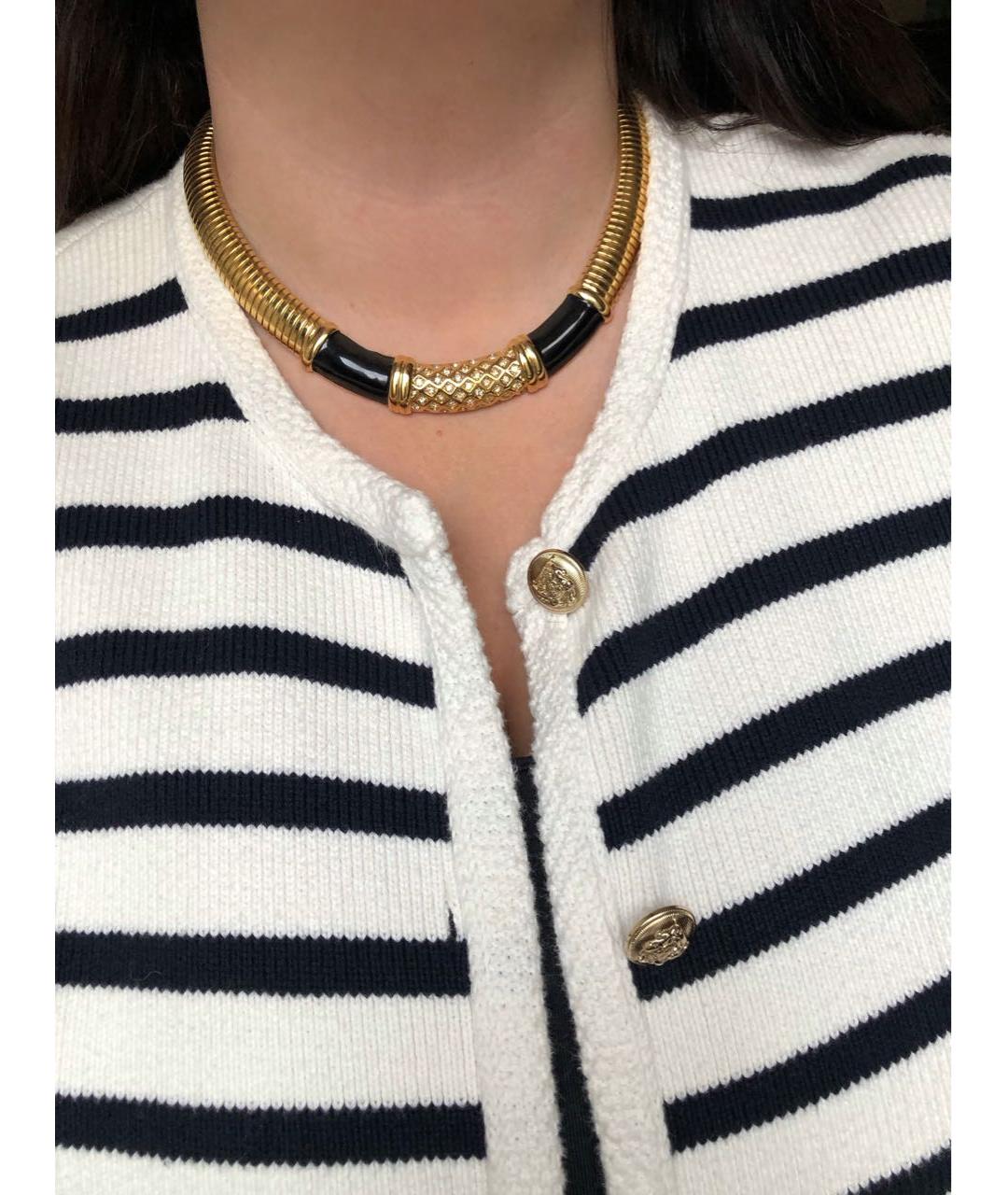 MONET Золотое металлическое колье, фото 7