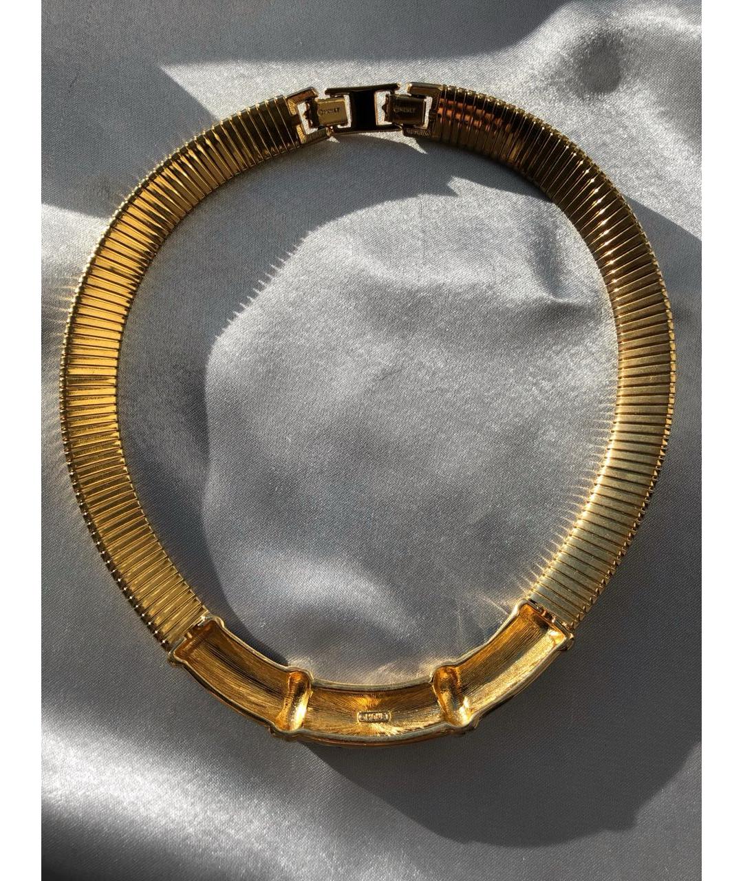 MONET Золотое металлическое колье, фото 6