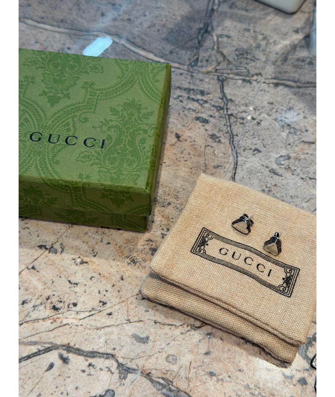 GUCCI Серебряные серебряные серьги, фото 4