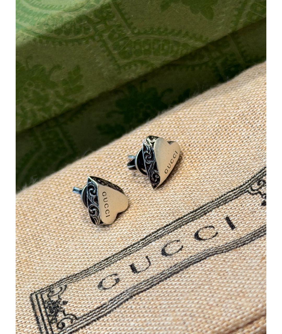 GUCCI Серебряные серебряные серьги, фото 3