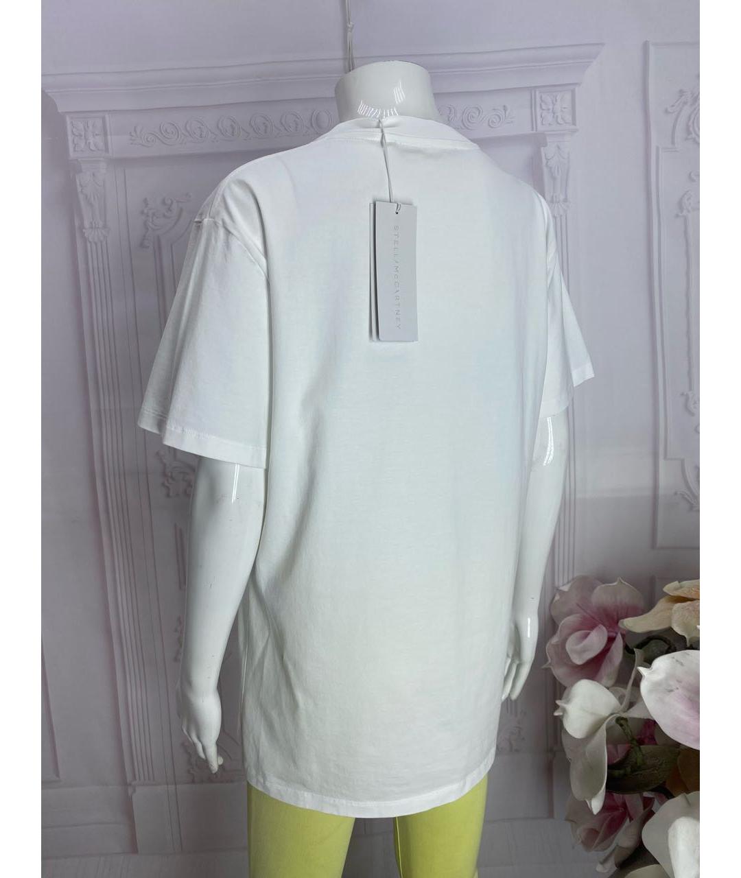 STELLA MCCARTNEY Белая хлопковая футболка, фото 2