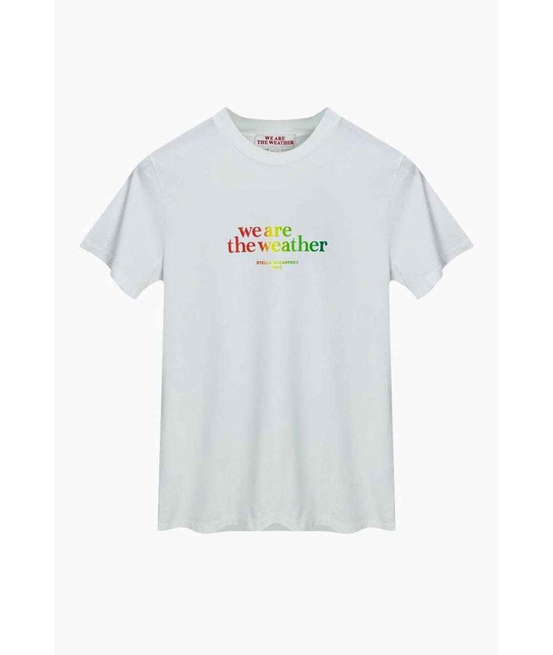 STELLA MCCARTNEY Белая хлопковая футболка, фото 9
