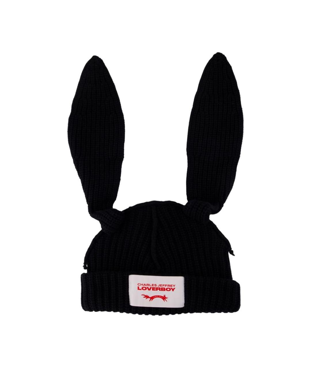 CHARLES JEFFREY LOVERBOY Черная шерстяная шапка, фото 1