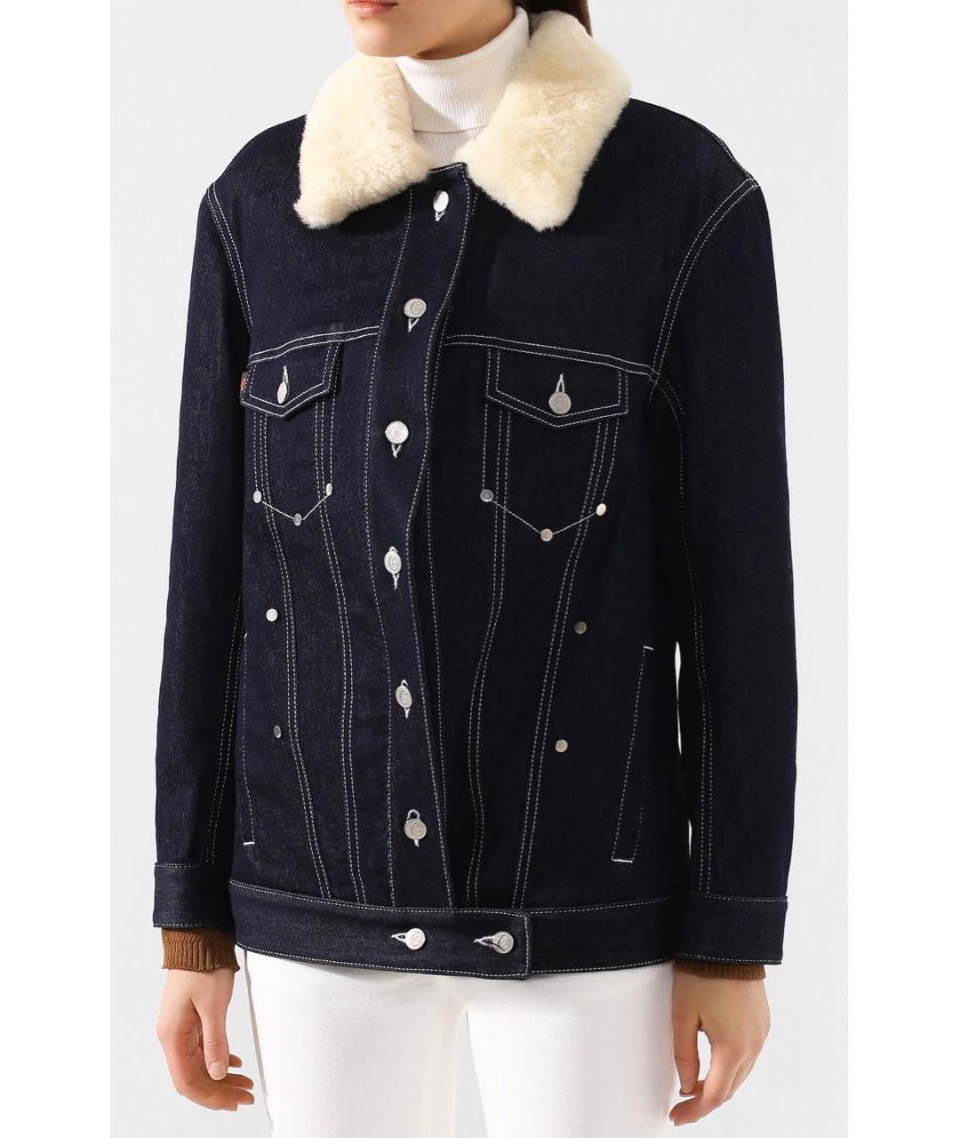 CHLOE Темно-синяя деним куртка, фото 3