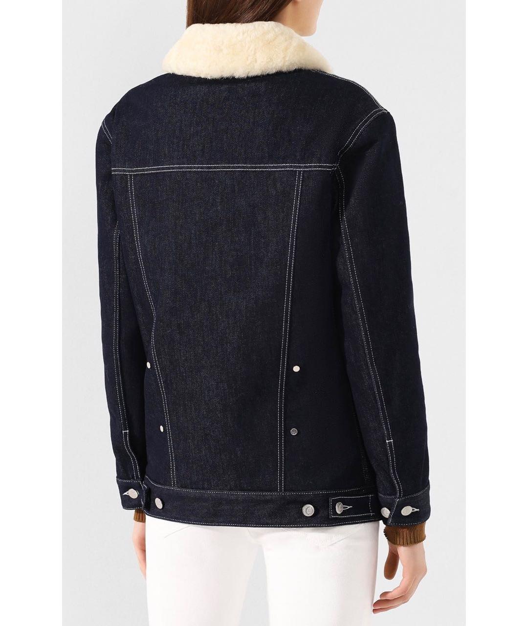 CHLOE Темно-синяя деним куртка, фото 2