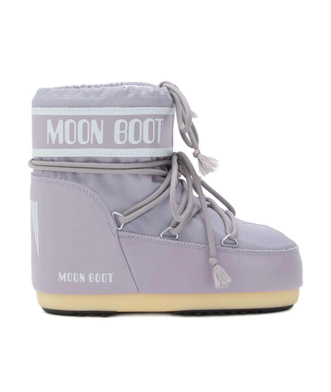 MOON BOOT Фиолетовые текстильные ботинки, фото 6