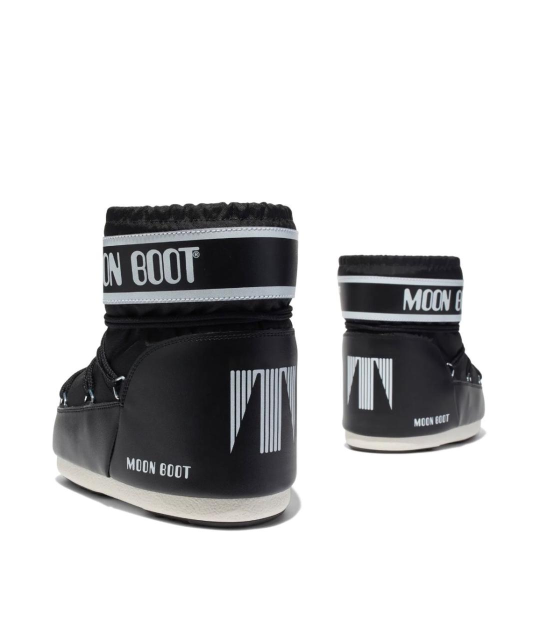 MOON BOOT Черные текстильные ботинки, фото 4