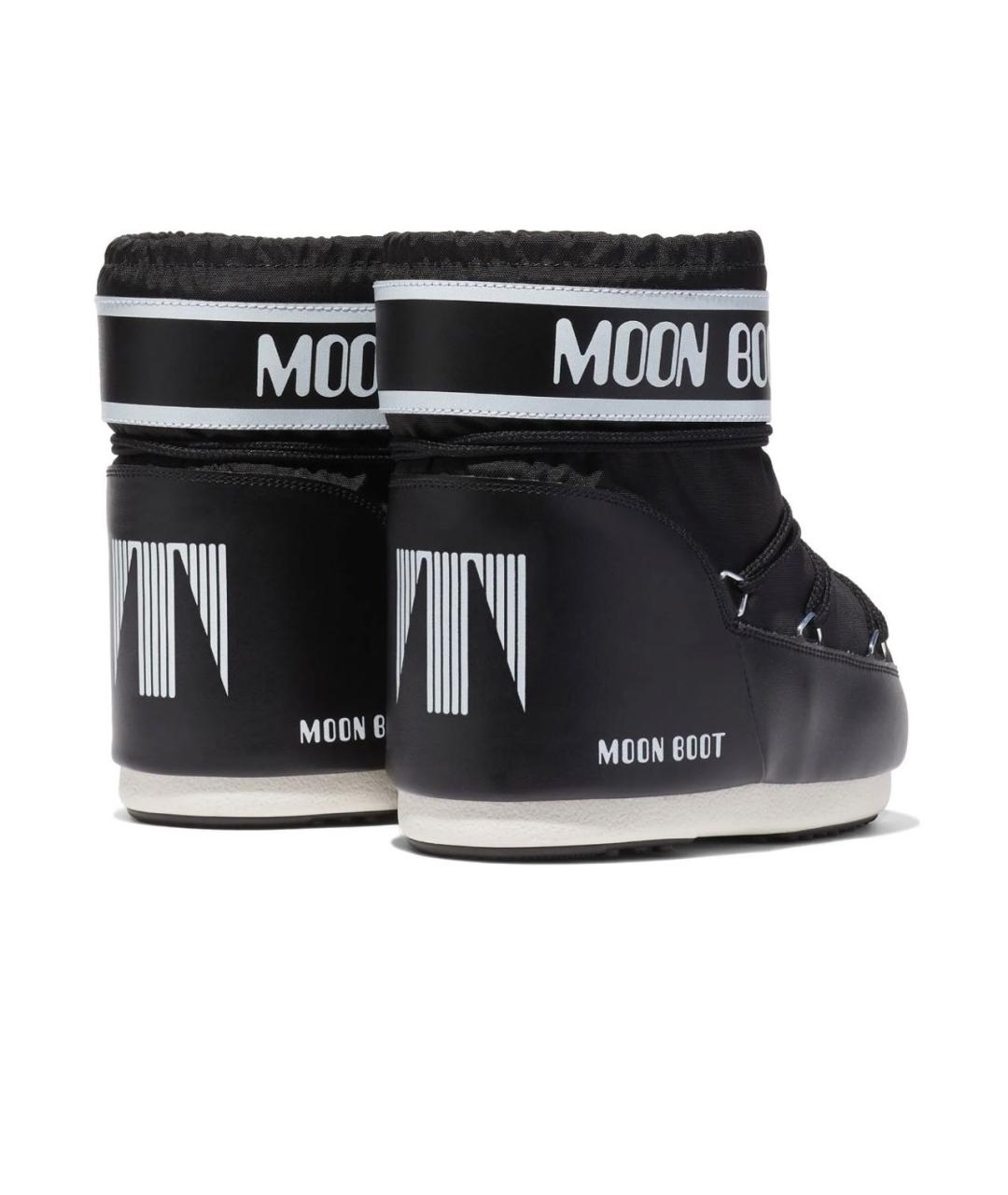 MOON BOOT Черные текстильные ботинки, фото 2