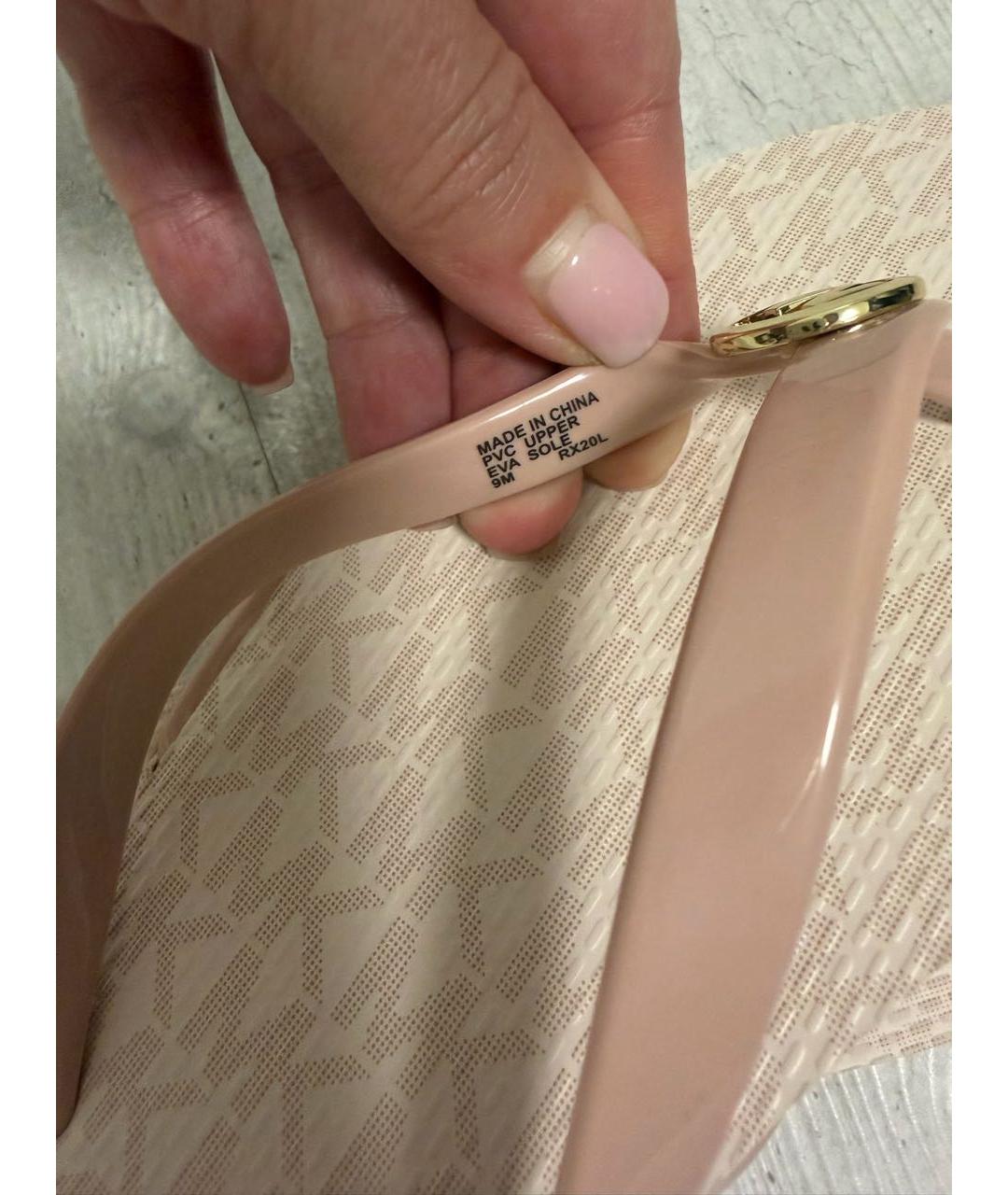 MICHAEL KORS Розовые шлепанцы, фото 5