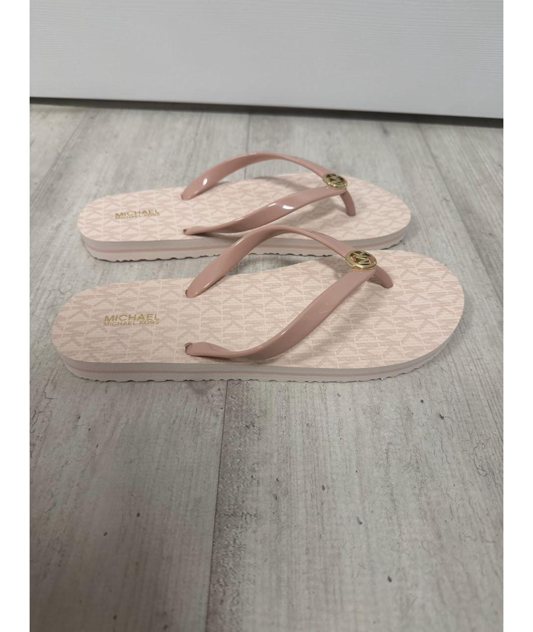 MICHAEL KORS Розовые шлепанцы, фото 9