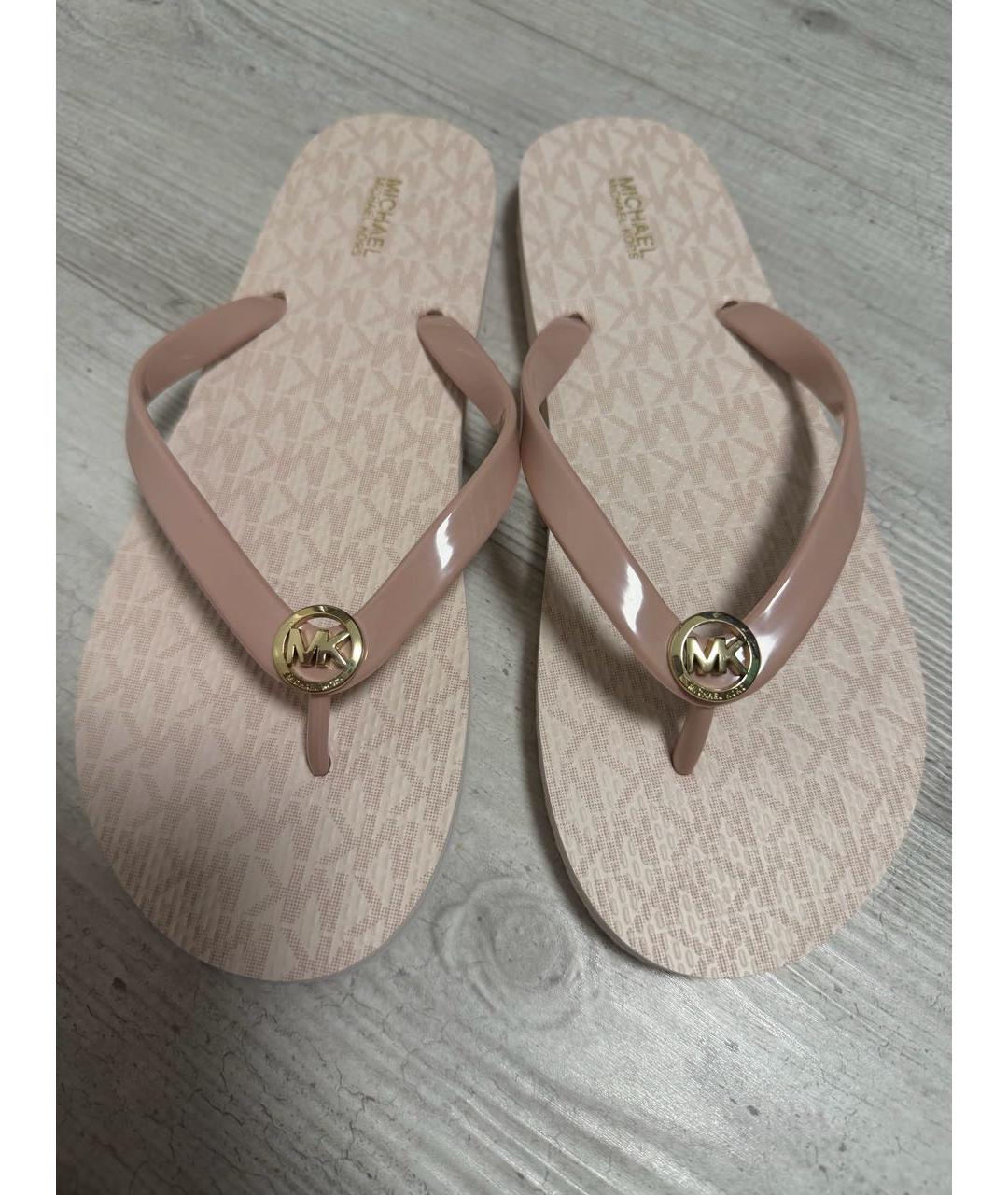 MICHAEL KORS Розовые шлепанцы, фото 7