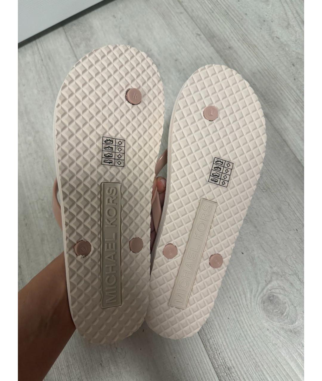 MICHAEL KORS Розовые шлепанцы, фото 6