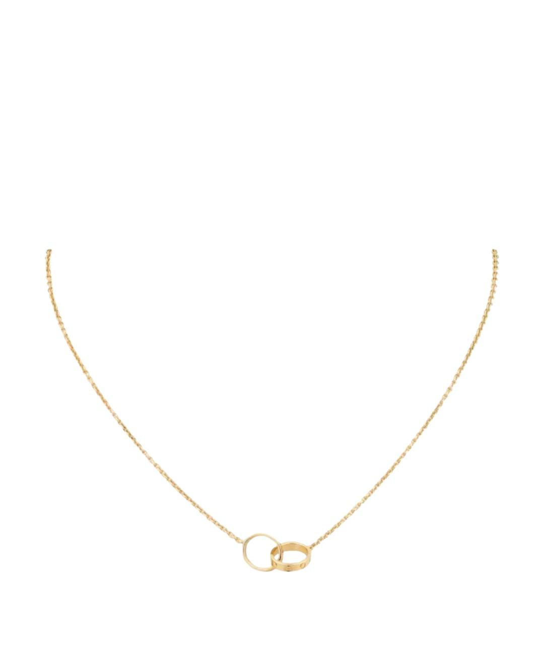 CARTIER Золотое колье из желтого золота, фото 1