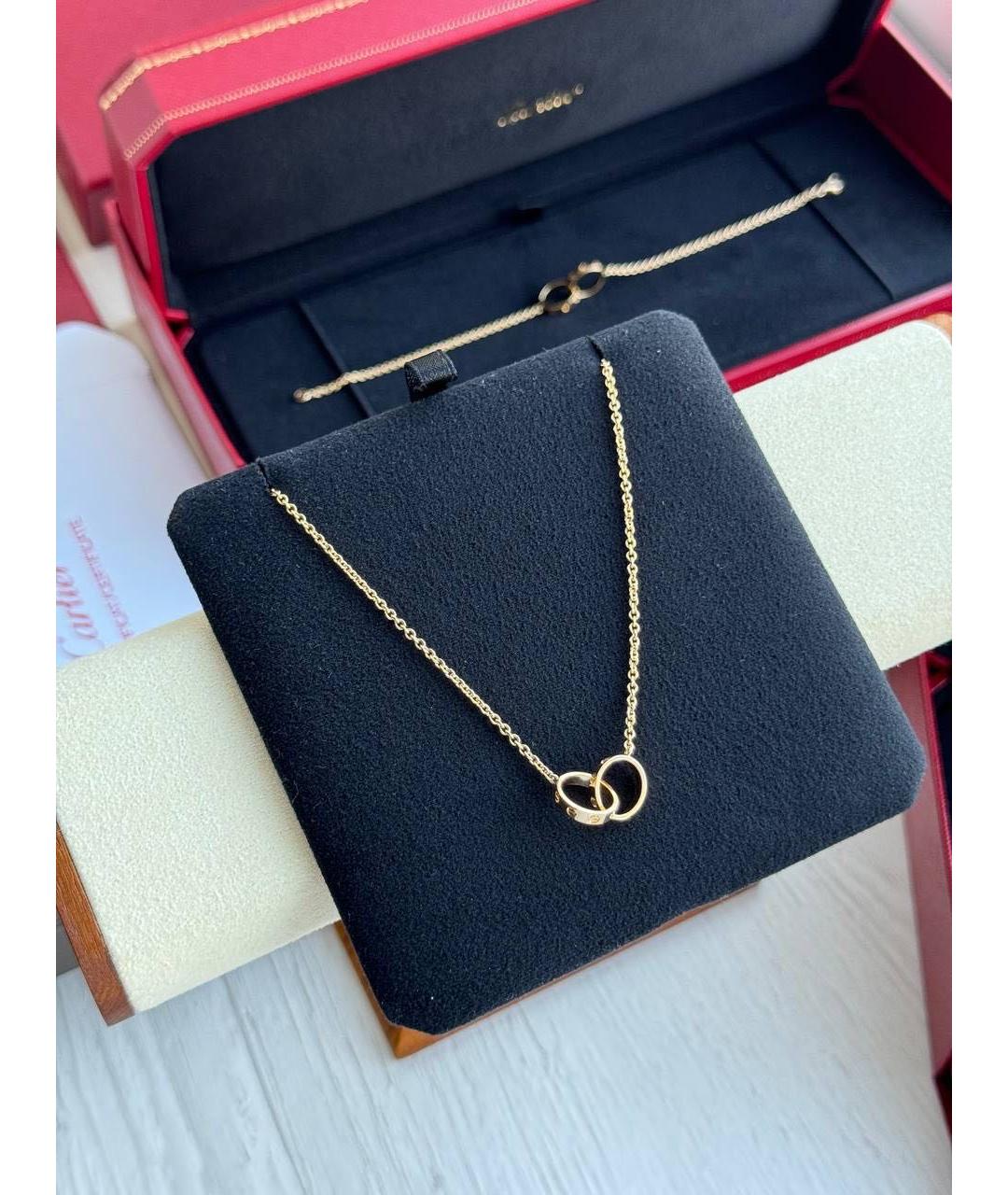 CARTIER Золотое колье из желтого золота, фото 2