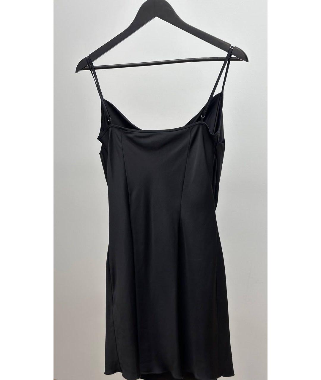 NANUSHKA Черное ацетатное вечернее платье, фото 2