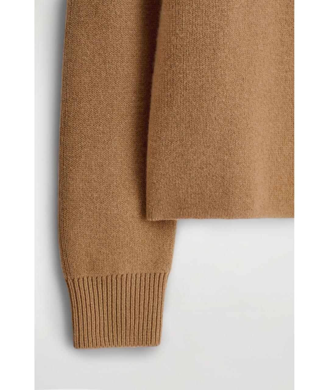 COS Бежевый шерстяной джемпер / свитер, фото 3