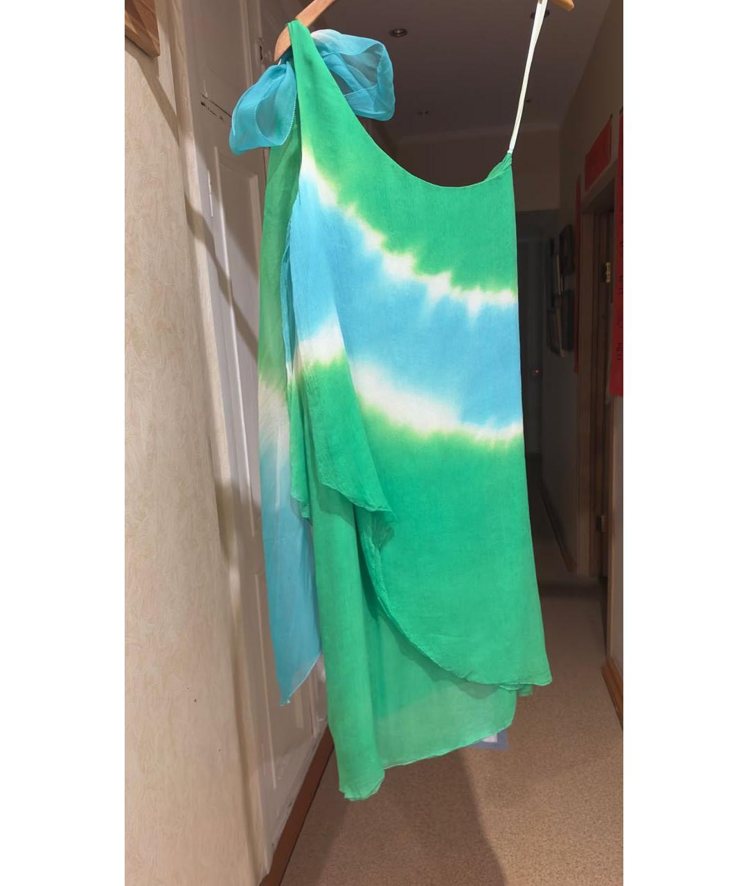 DIANE VON FURSTENBERG Мульти шелковое коктейльное платье, фото 2