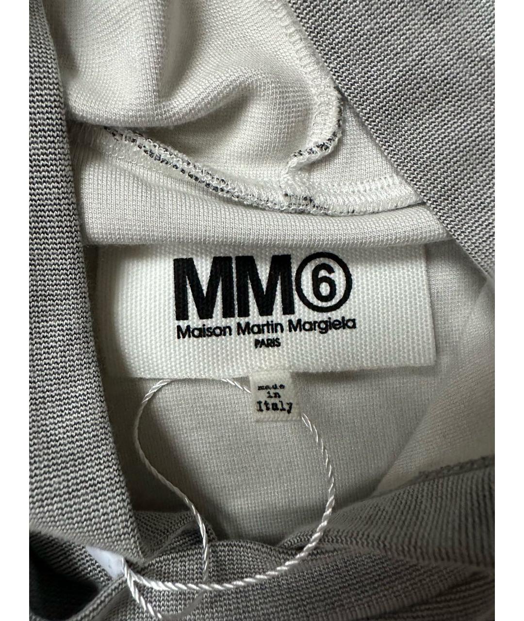MM6 MAISON MARGIELA Серый хлопко-эластановый спортивные костюмы, фото 3