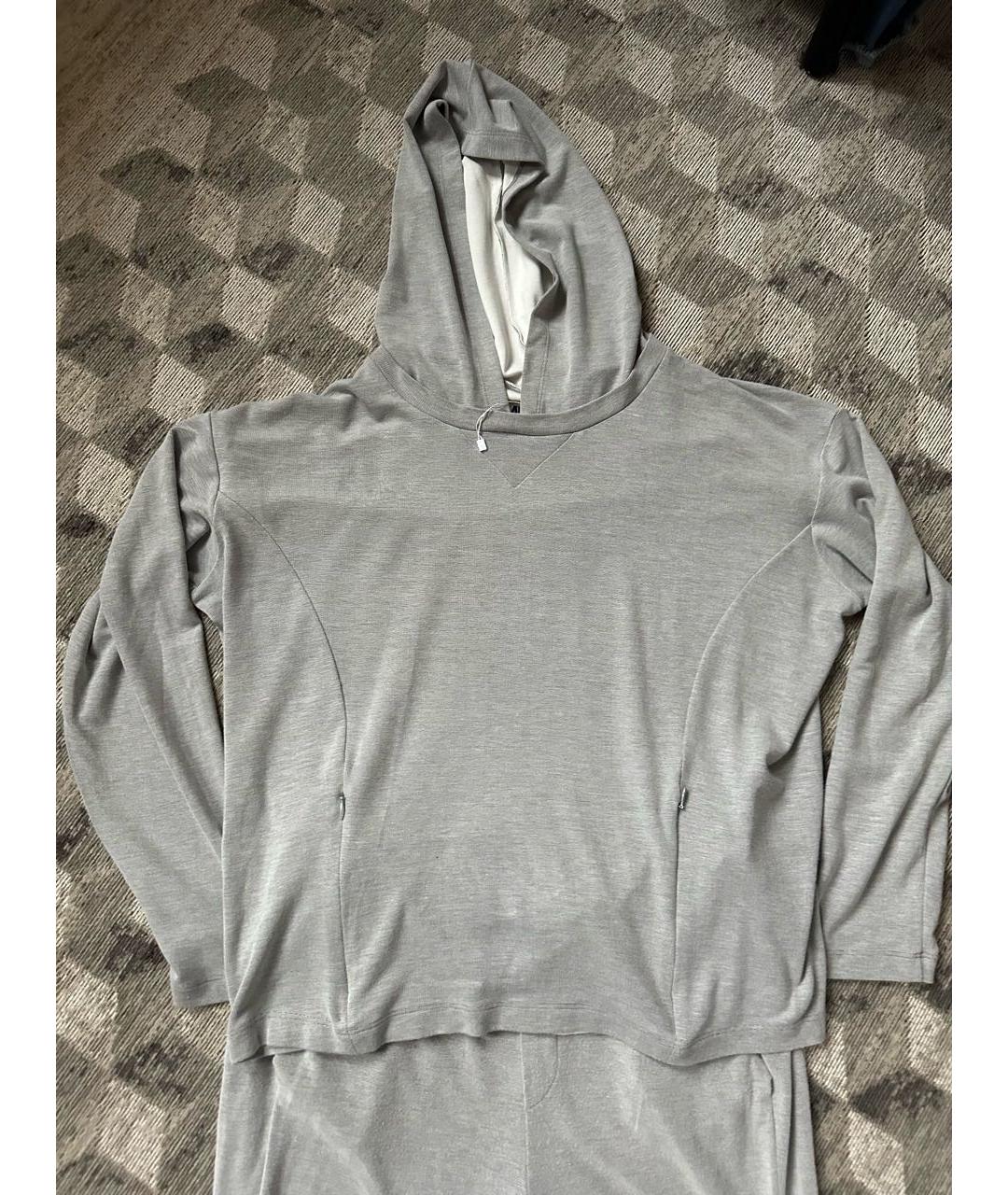 MM6 MAISON MARGIELA Серый хлопко-эластановый спортивные костюмы, фото 2