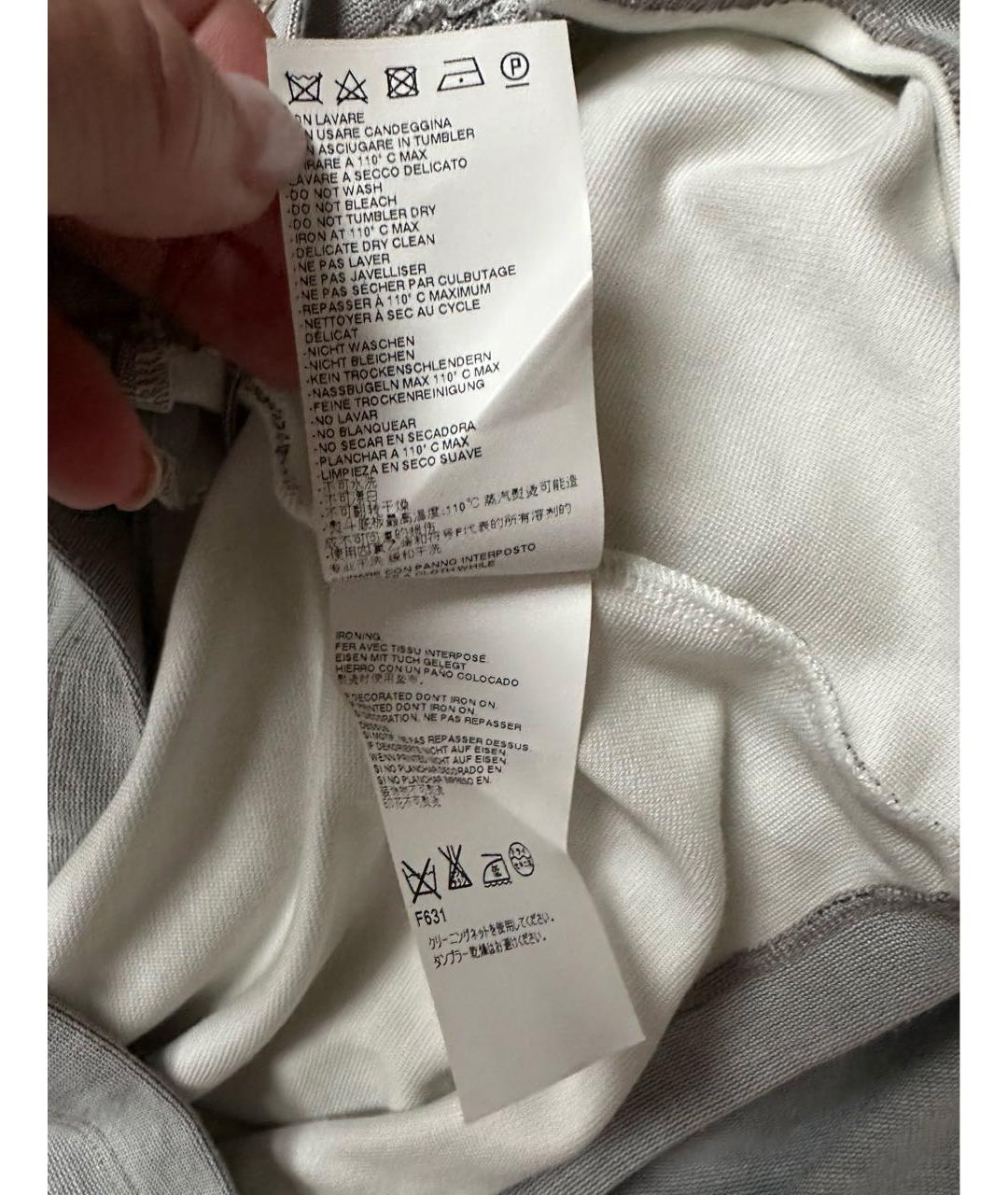 MM6 MAISON MARGIELA Серый хлопко-эластановый спортивные костюмы, фото 8