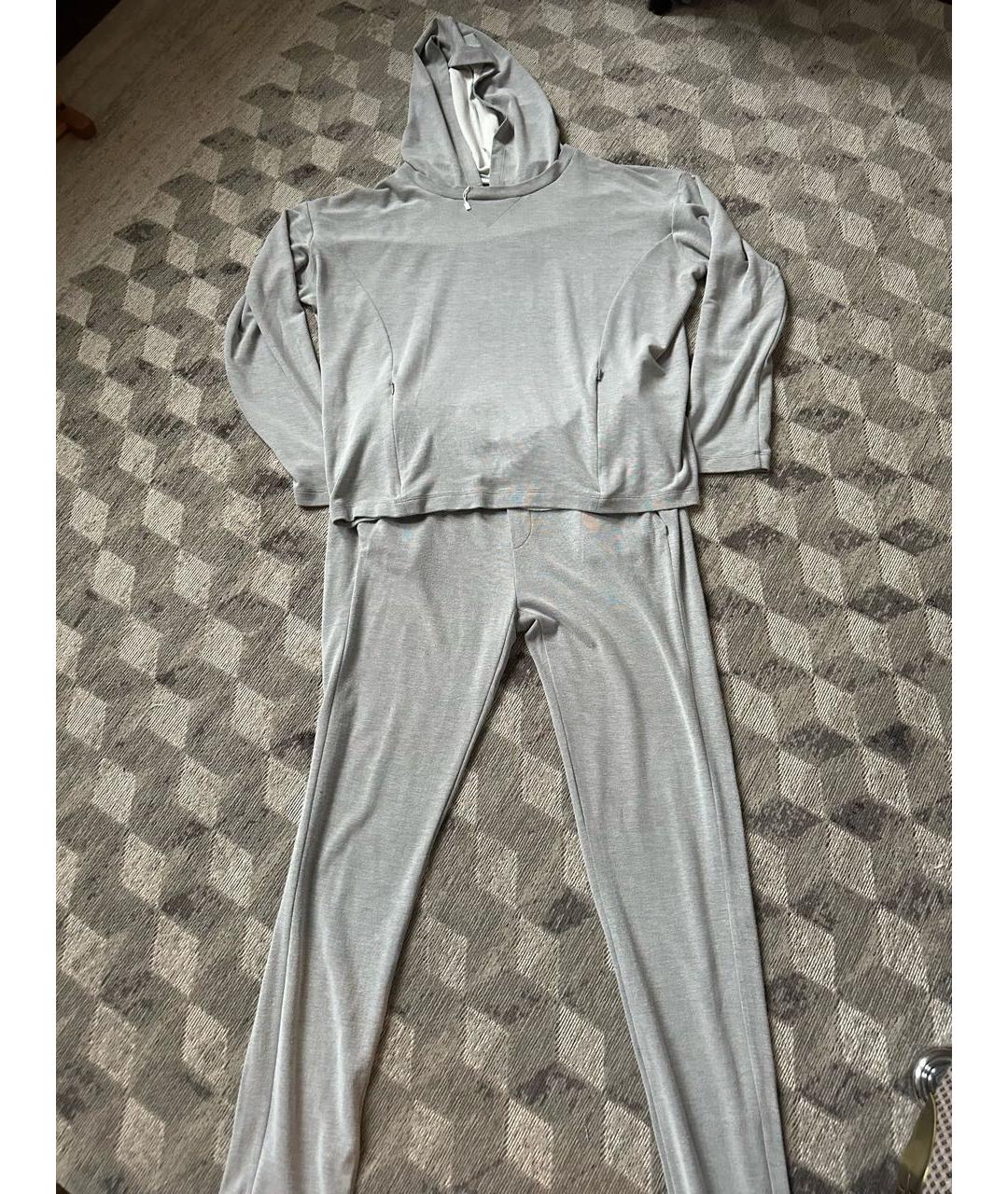 MM6 MAISON MARGIELA Серый хлопко-эластановый спортивные костюмы, фото 9