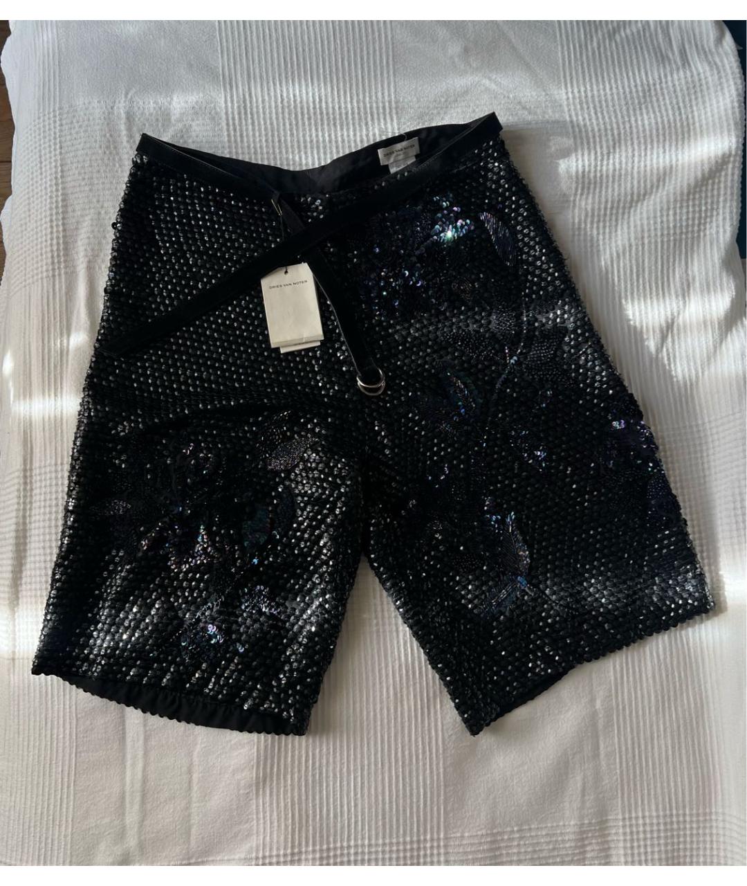 DRIES VAN NOTEN Мульти шелковые шорты, фото 2