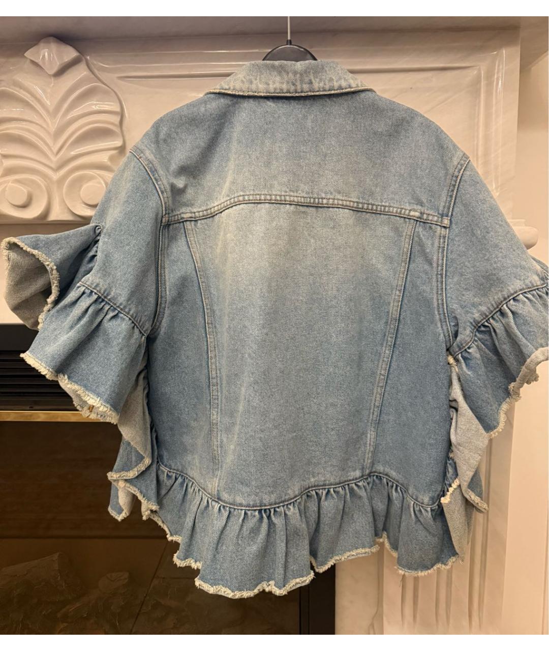 MSGM Голубой деним жакет/пиджак, фото 2