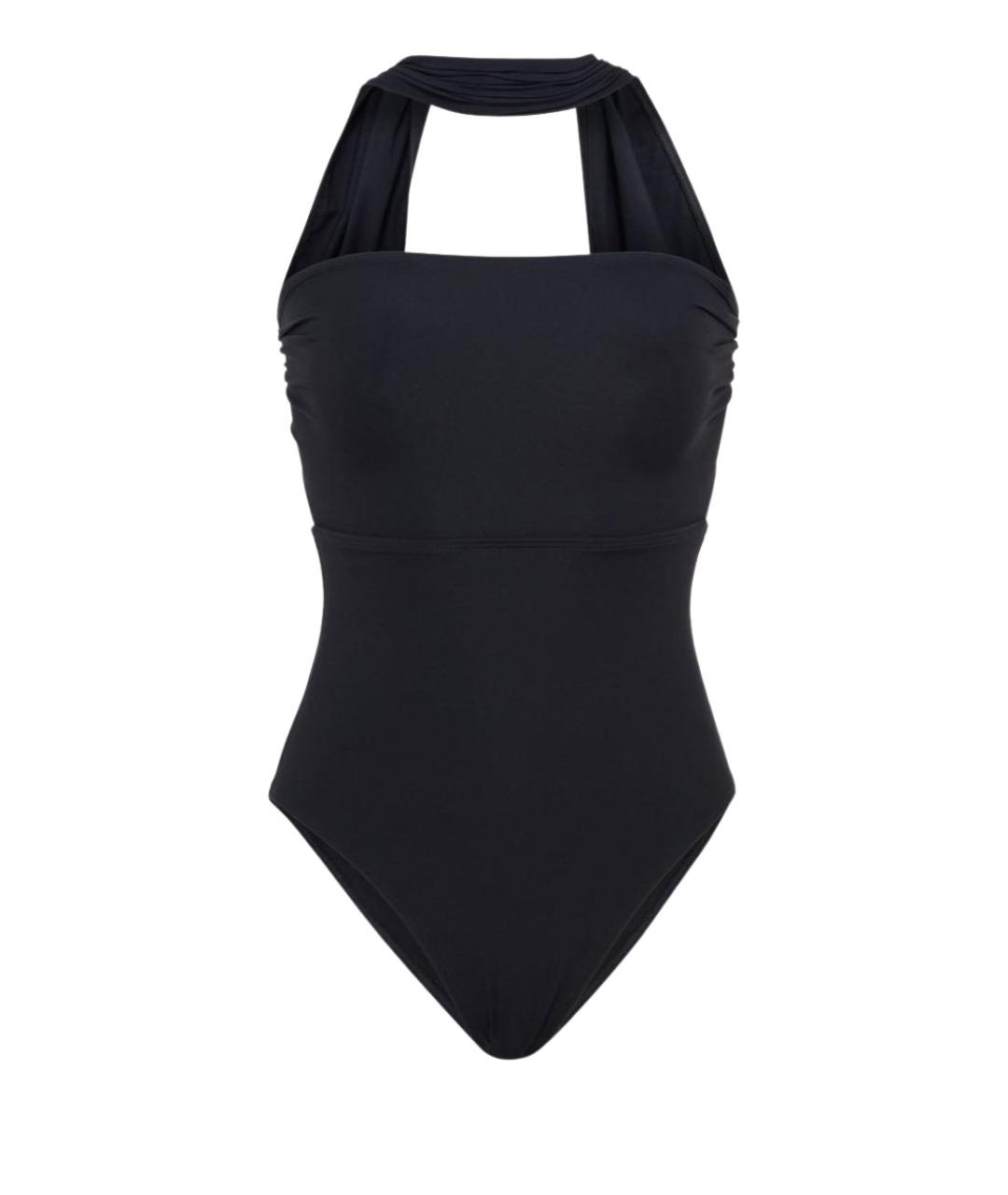 HUNZA G Черный полиамидовый купальник, фото 1