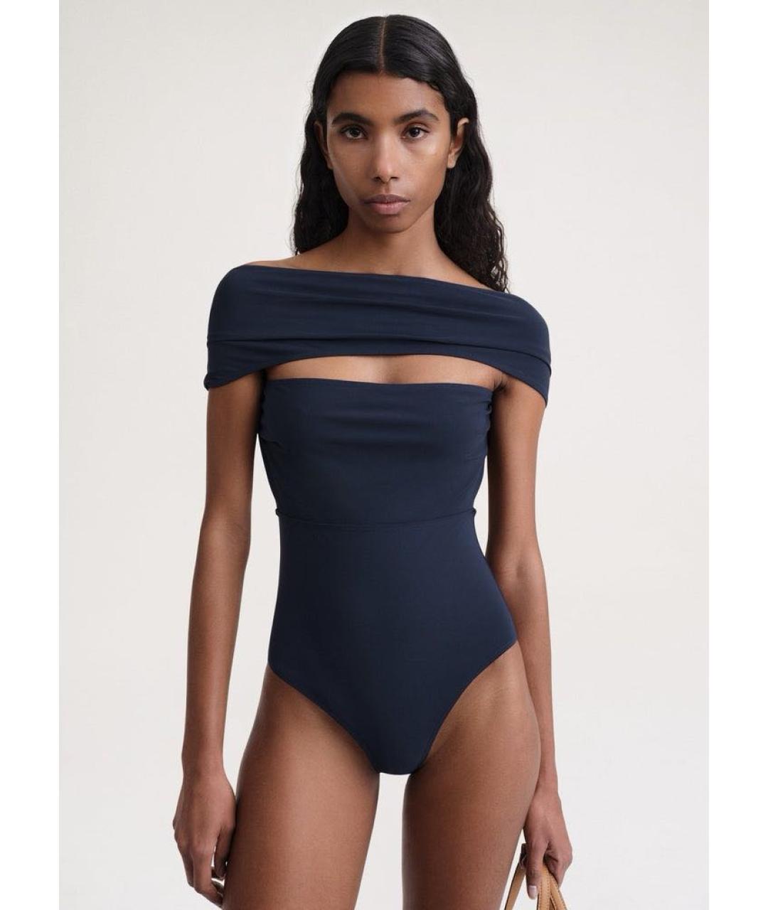 HUNZA G Черный полиамидовый купальник, фото 4