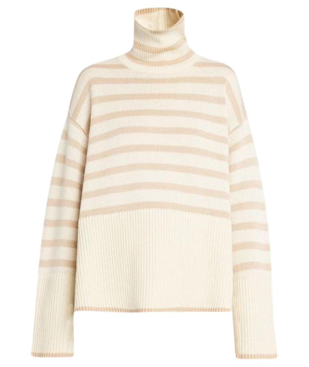 TOTEME Бежевый шерстяной джемпер / свитер, фото 1