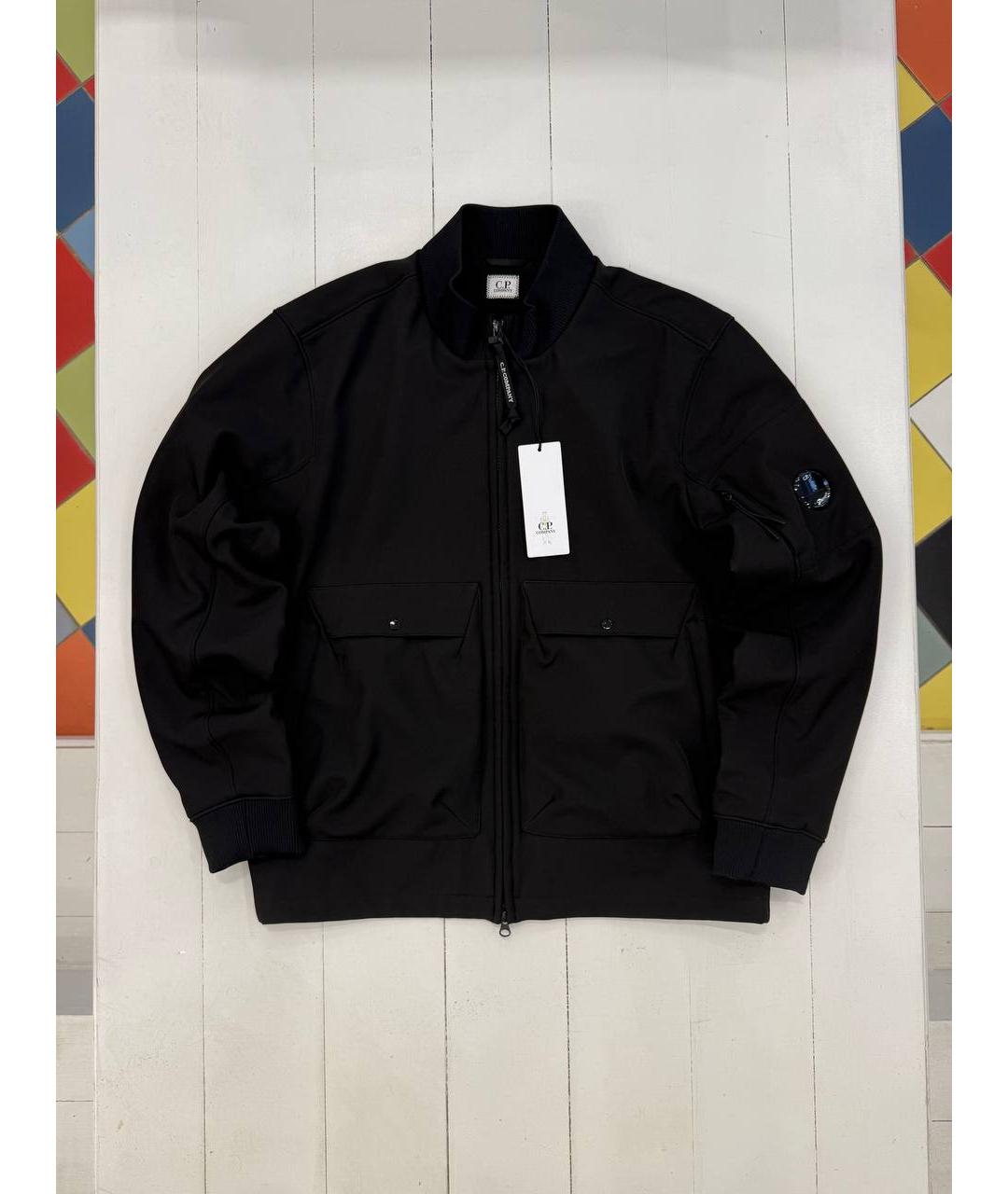 CP COMPANY Черная полиэстеровая куртка, фото 4