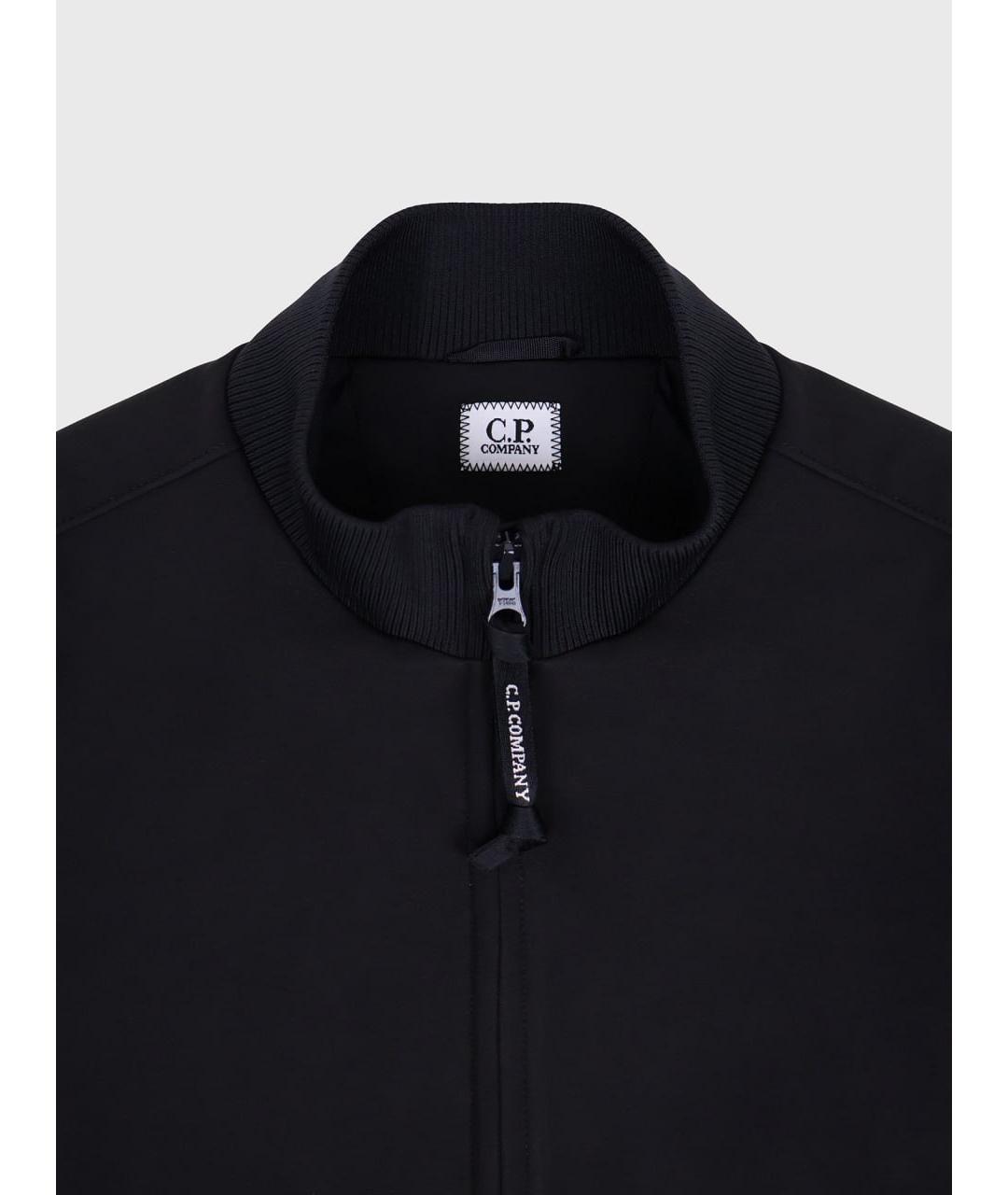 CP COMPANY Черная полиэстеровая куртка, фото 2