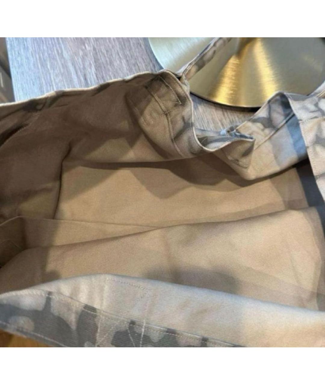 ALO YOGA Серая хлопковая дорожная/спортивная сумка, фото 6