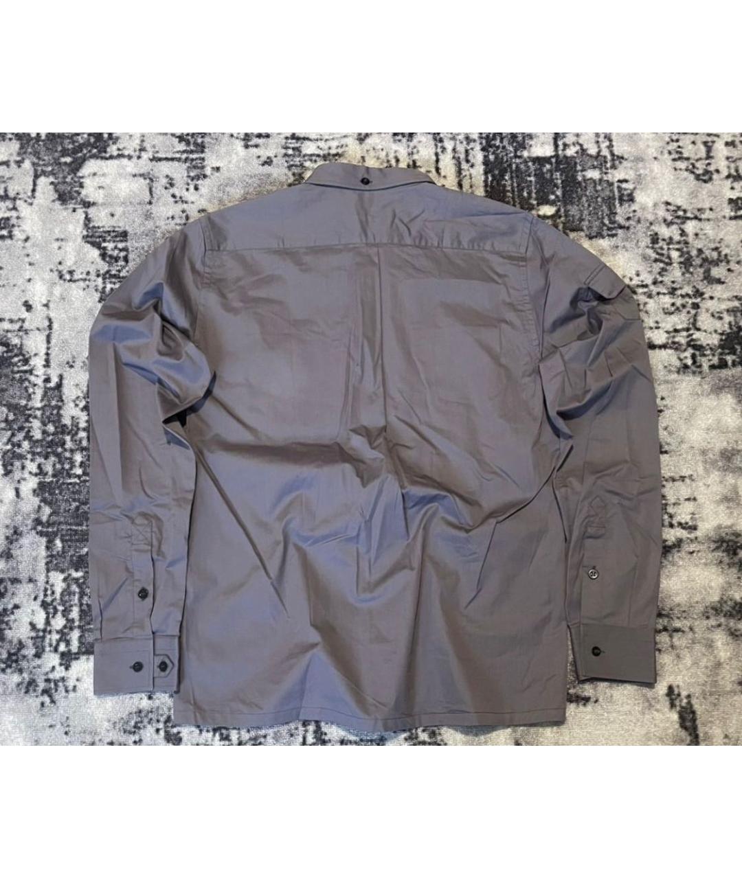 BURBERRY Антрацитовая хлопковая кэжуал рубашка, фото 2