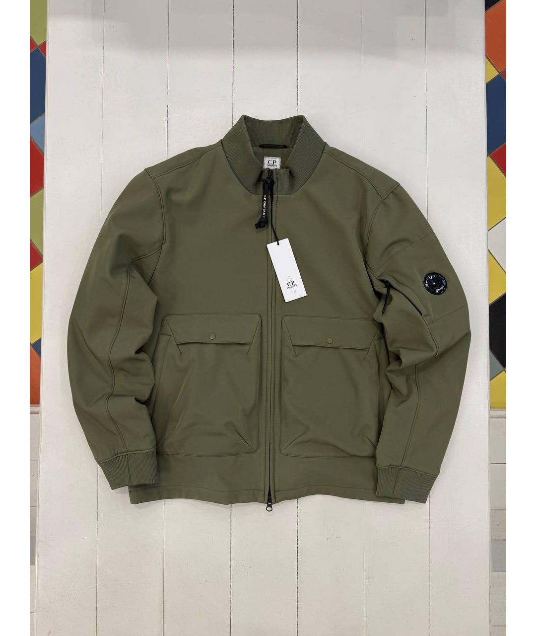 CP COMPANY Зеленая полиэстеровая куртка, фото 2