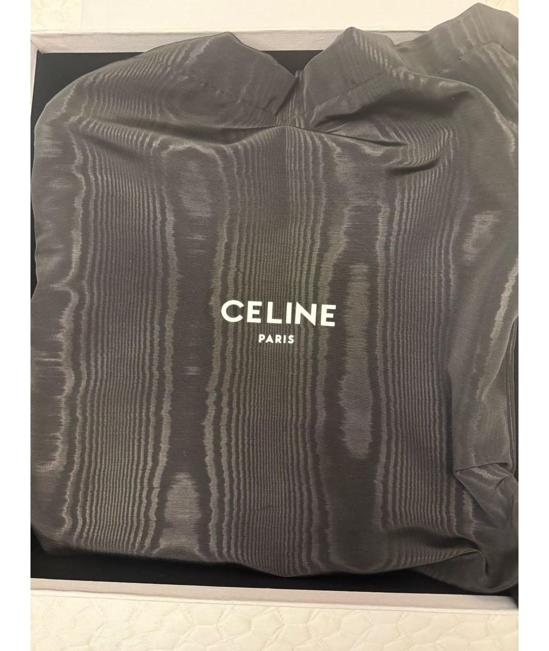 CELINE Черная кожаная сумка через плечо, фото 5