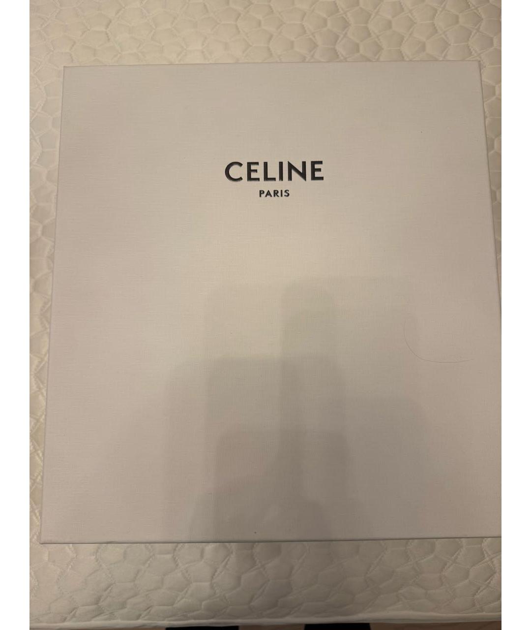 CELINE Черная кожаная сумка через плечо, фото 6